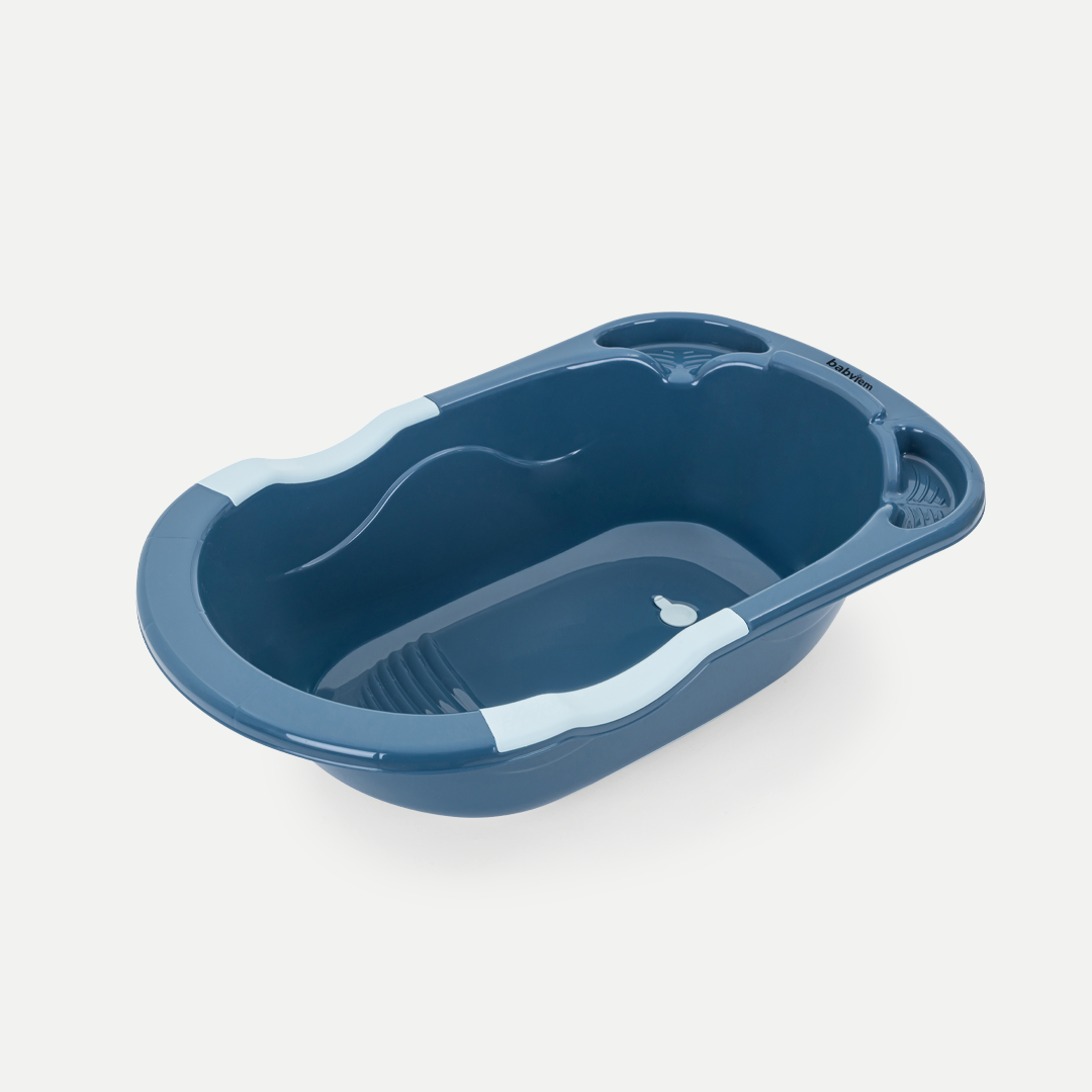 Babyjem bathtub with draining plug