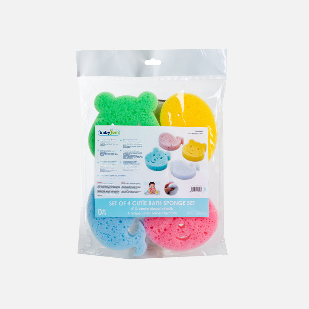 Babyjem 4-Pack Bath Sponges
