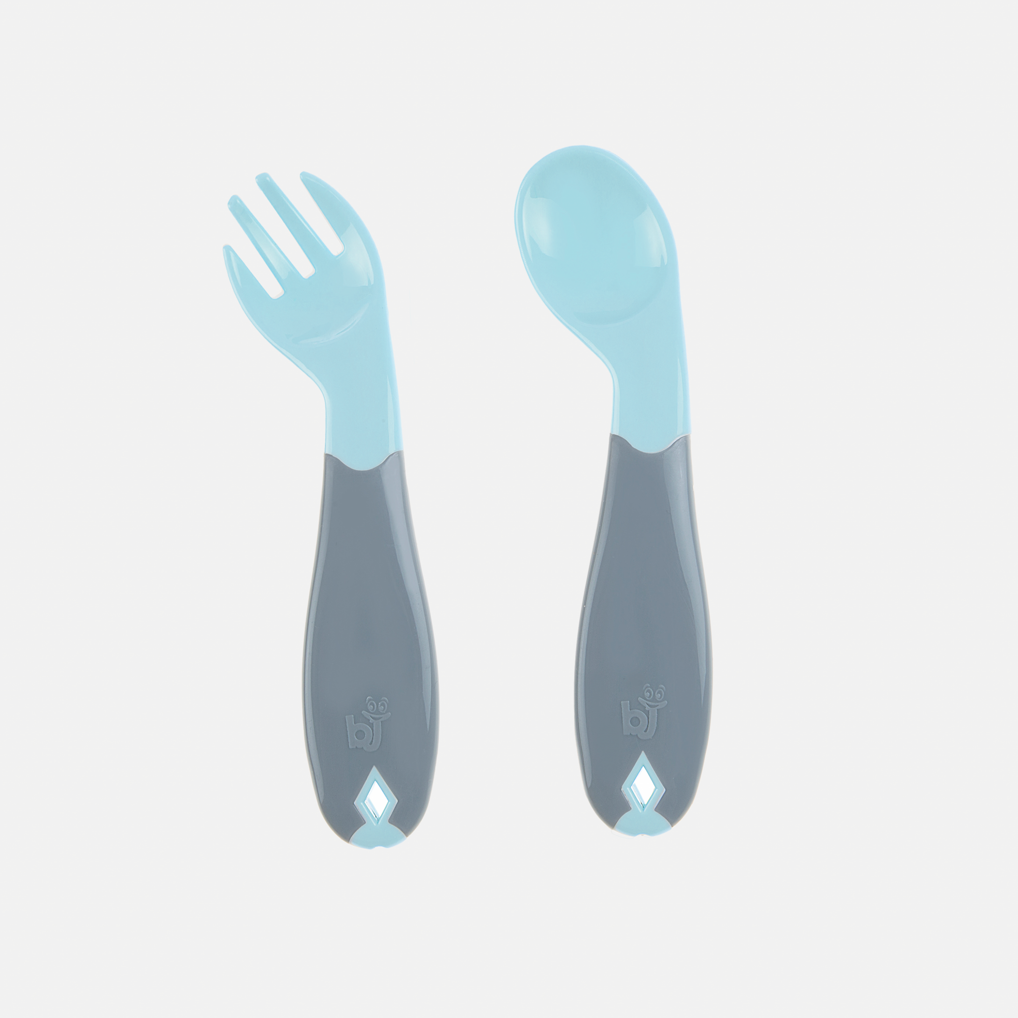 Babyjem Angled Fork & Spoon Set