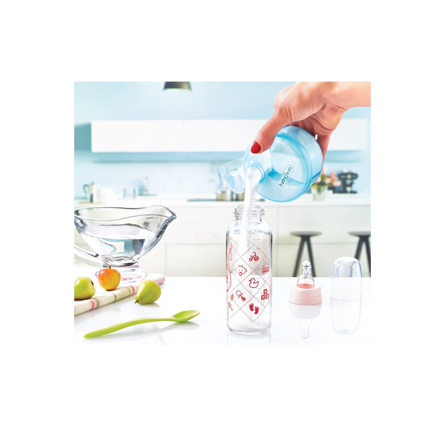 Babyjem Milk Powder Container-Dispenser